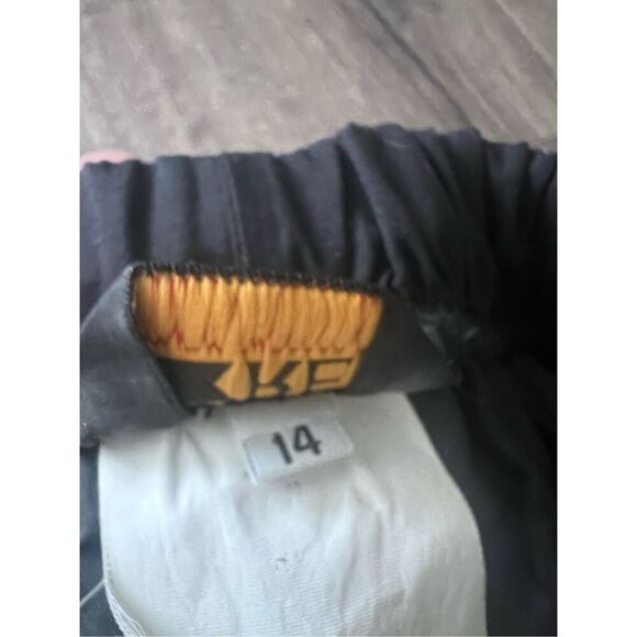 Rei Windbreaker Track Pants Men Black Nylon Ankle Zip Vintage Tapered size M - Picture 5 of 9